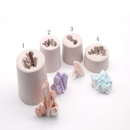 Καλούπι σιλικόνης για δημιουργία κρυστάλων 6.9x6.9x.3.6cm